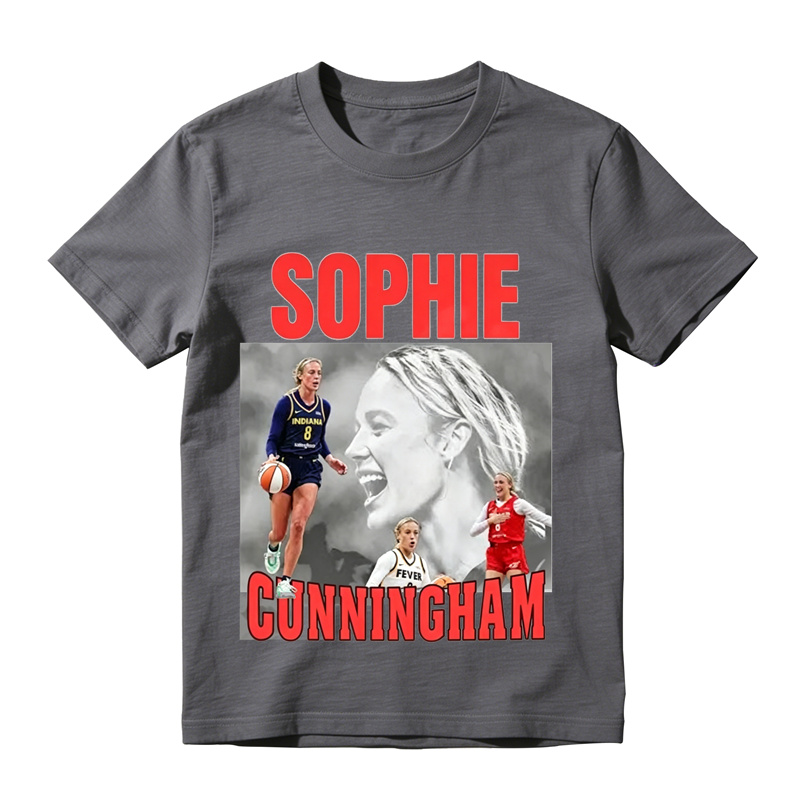 Sophie Cunningham Signature Basketball Graphic Tee, Vintage Sports Shirt