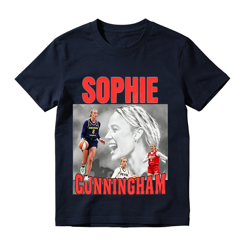 Sophie Cunningham Signature Basketball Graphic Tee, Vintage Sports Shirt