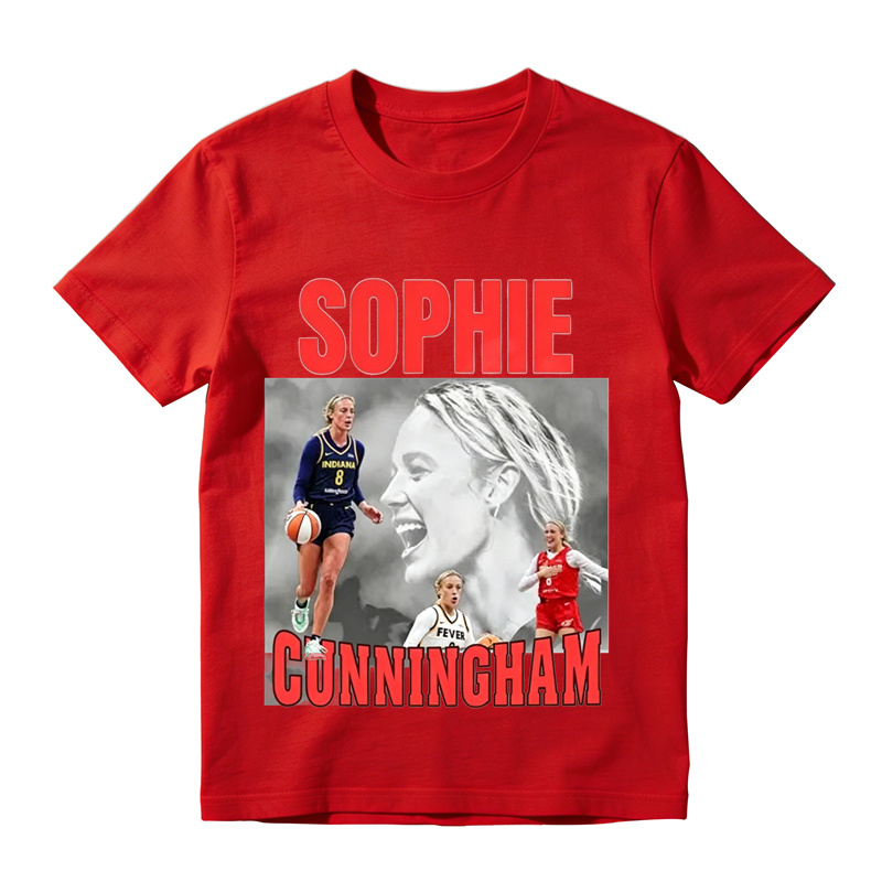 Sophie Cunningham Signature Basketball Graphic Tee, Vintage Sports Shirt