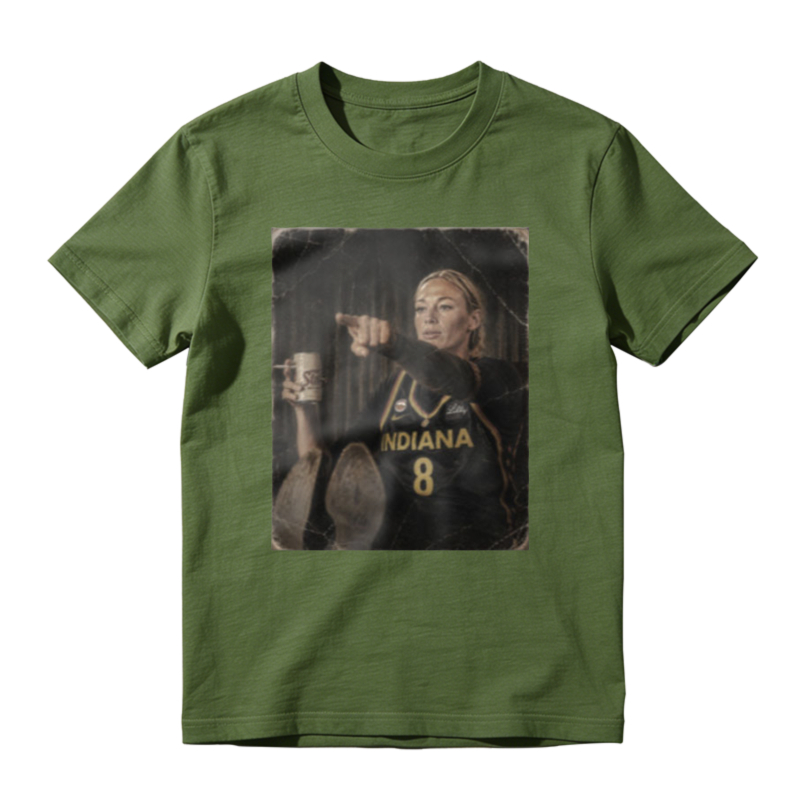 Indiana Basketball Player Pointing Action Art Unisex Classic T-shirt