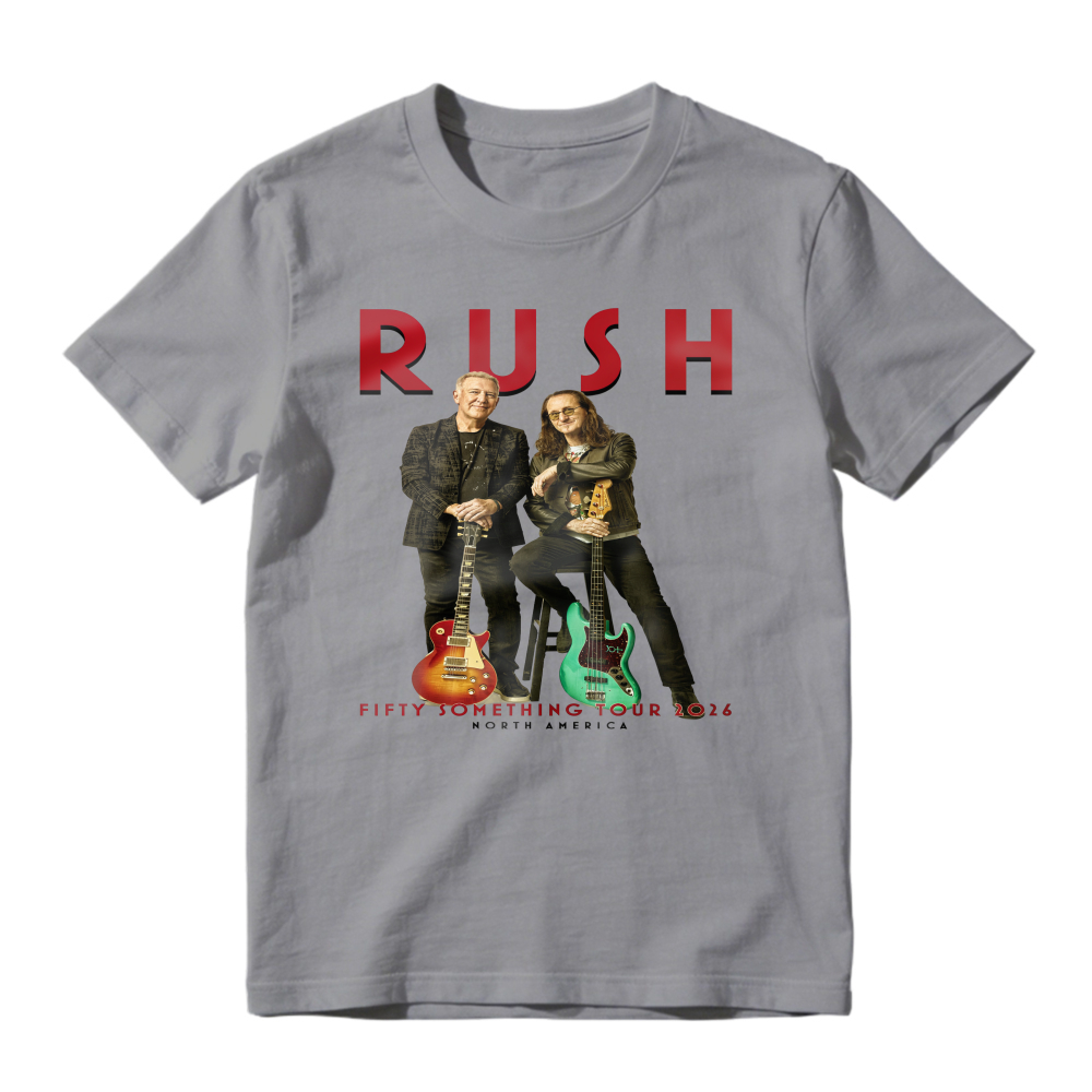 Rush Band Fifty Something Tour 2004 North America Graphic T-shirt