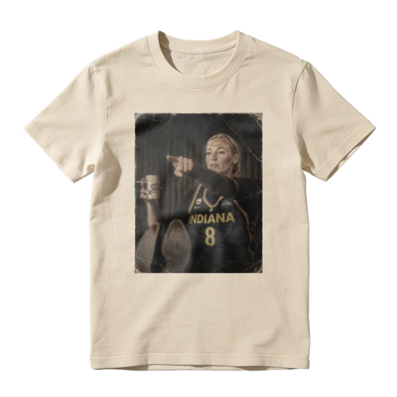 Indiana Basketball Player Pointing Action Art Unisex Classic T-shirt