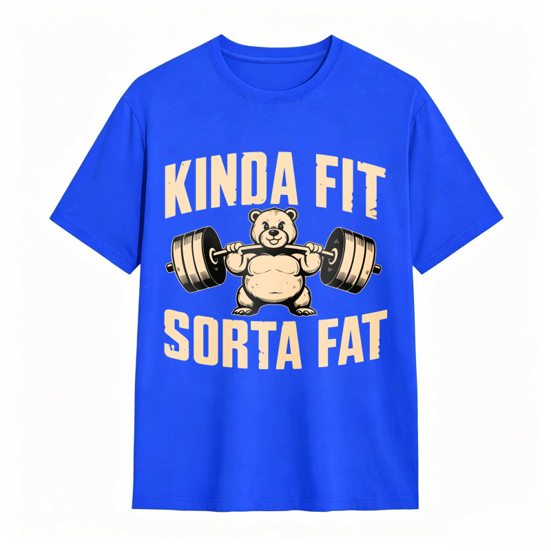 Dorawear™ Kinda Fit Sorta Fat Bear Lifting Barbell Unisex Classic T-shirt