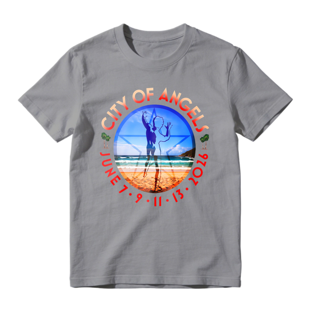 City Of Angels Beach Volleyball Graphic T-shirt