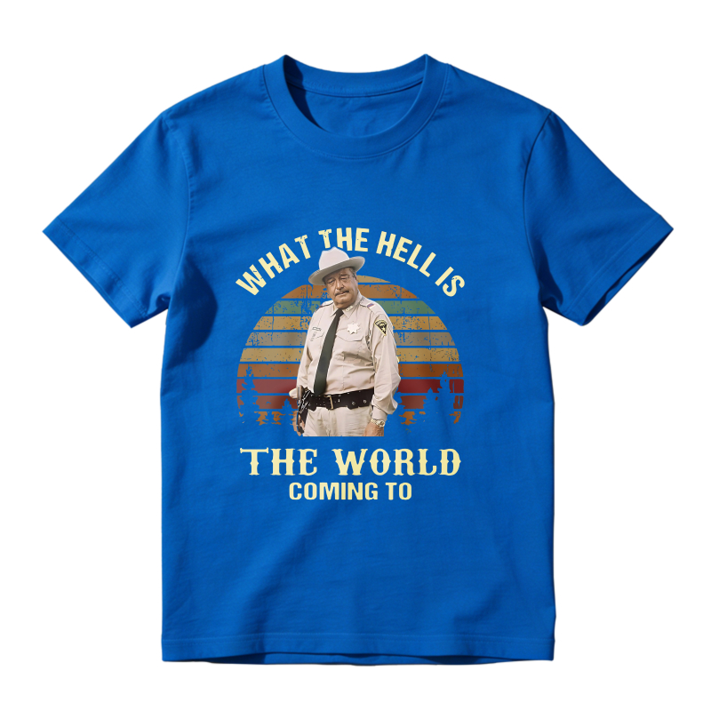 What The Hell Is The World Coming To Sheriff Rick Grimes Unisex Classic T-shirt