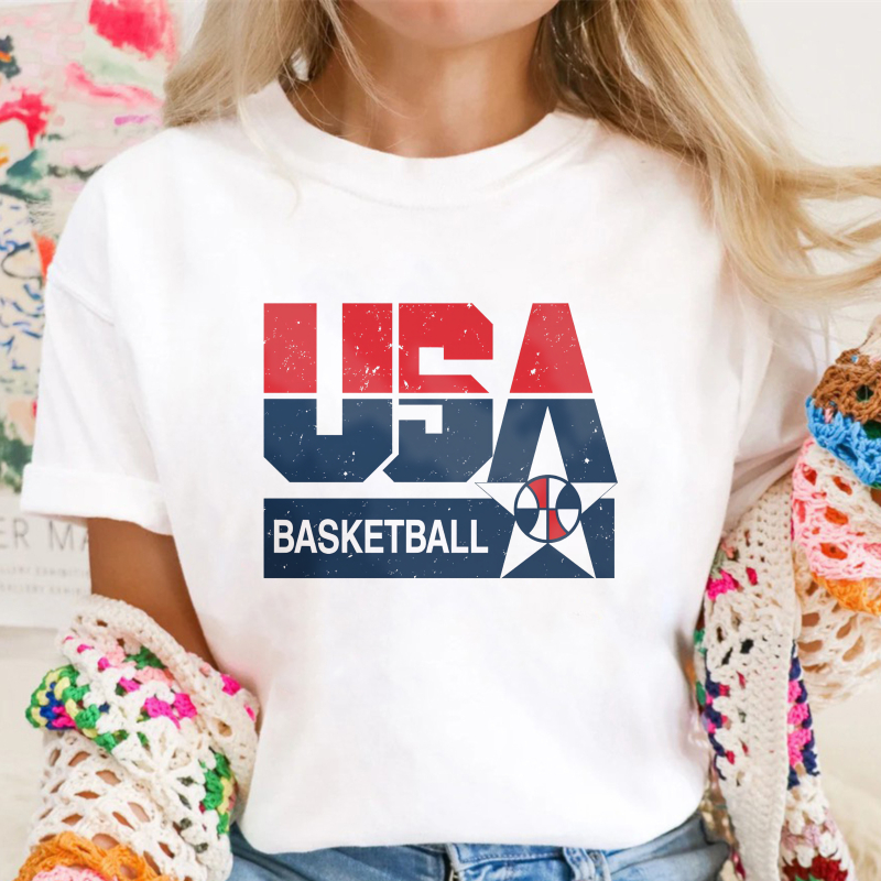 Usa Basketball Logo Unisex Classic T-shirt