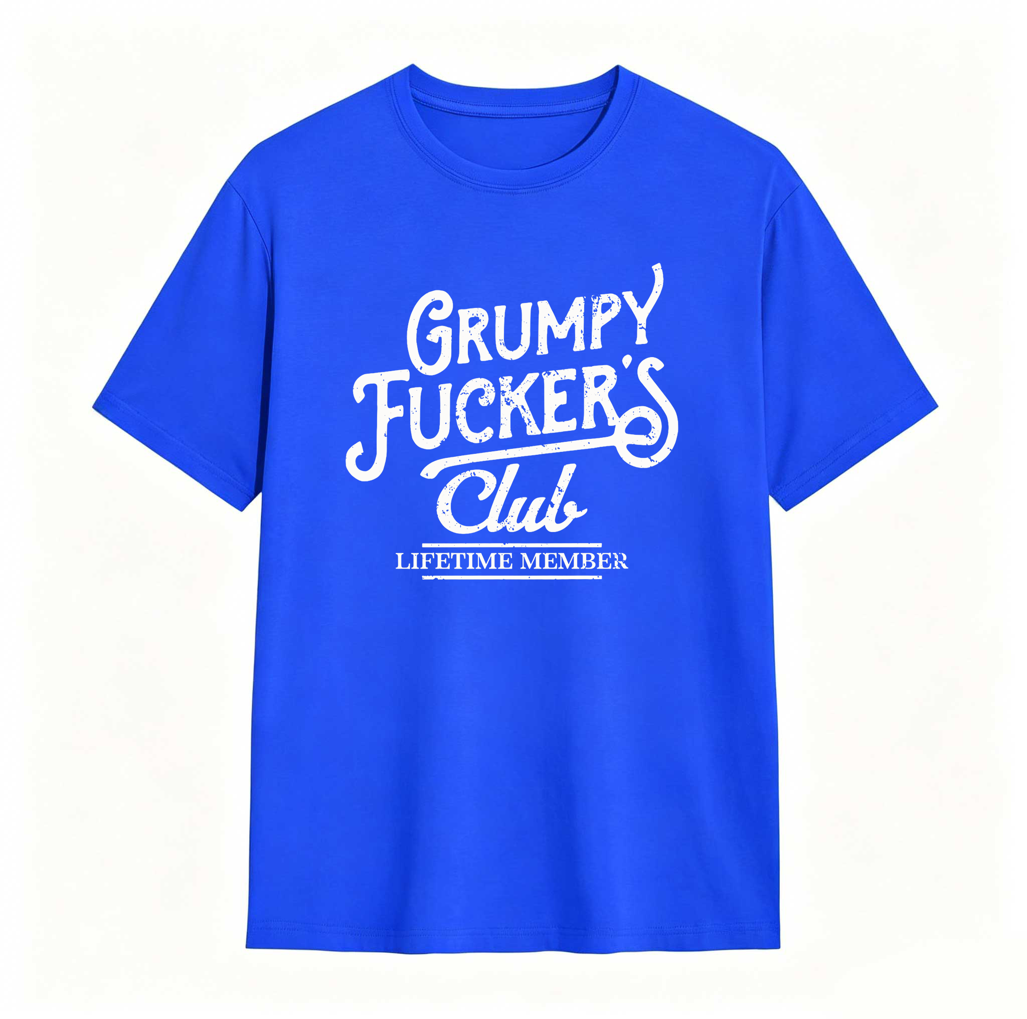 Dorawear™  Mens Funny T Shirts Grumpy F*ckers Club Sarcastic Graphic Novelty Tee For Men Mens Funny T Shirts Cool Vintage Fashion T-Shirt
