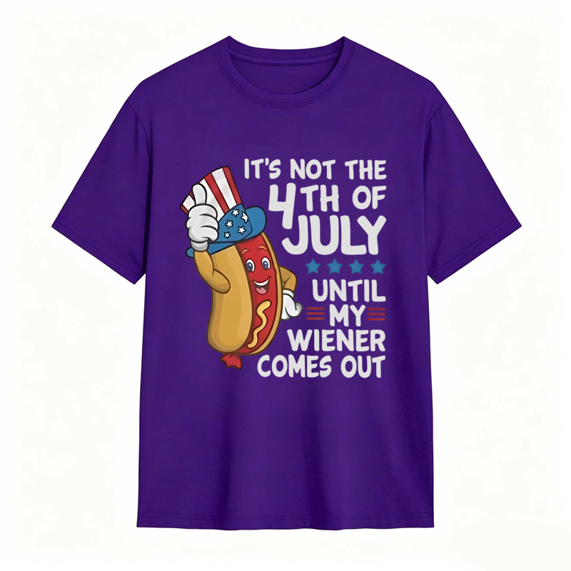4th of July Funny Wiener Humor T-shirt