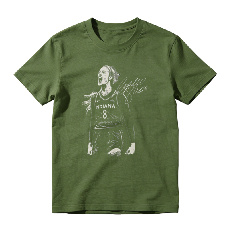 Indiana Basketball Player Number 8 Sketch Art Unisex Classic T-shirt
