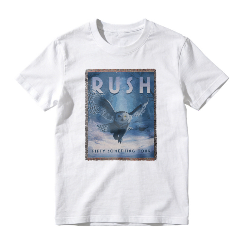 Rush Fifty Something Tour Owl Graphic T-shirt