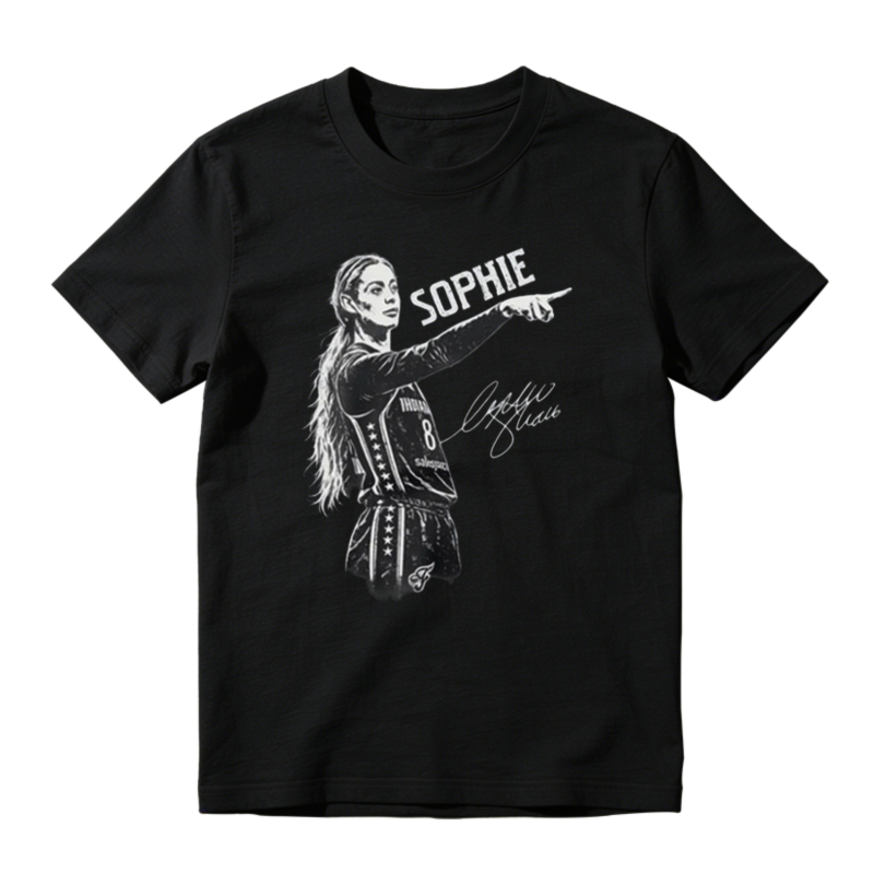 Sophie Cunningham Basketball Player Sketch Art Unisex Classic T-shirt