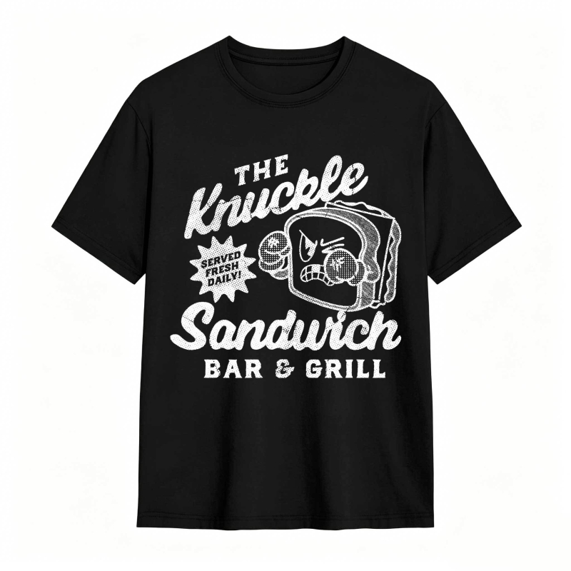 The Knuckle Sandwich Bar And Grill Logo T-shirt
