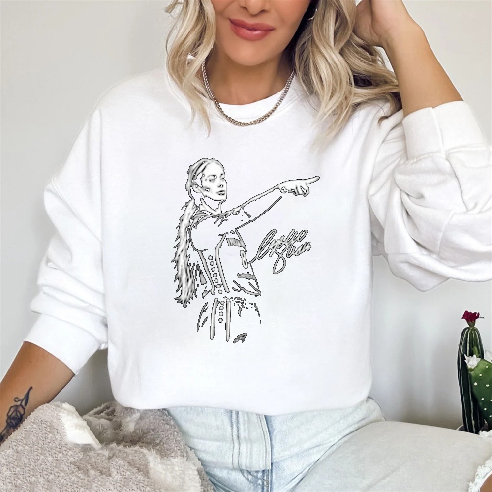 Alexa Bliss Pointing Gesture Signature Graphic Sweatshirt