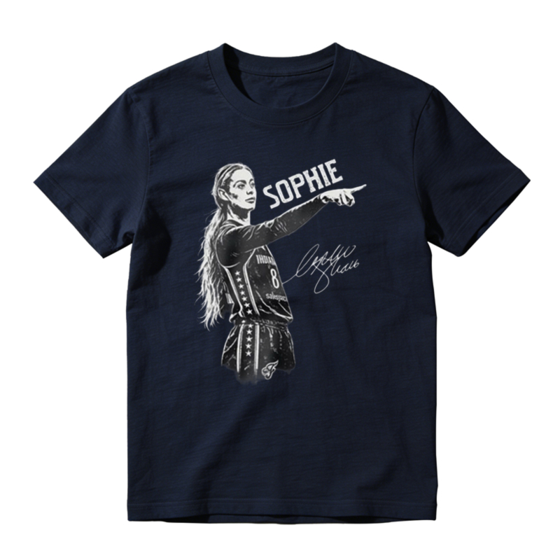 Sophie Cunningham Basketball Player Sketch Art Unisex Classic T-shirt