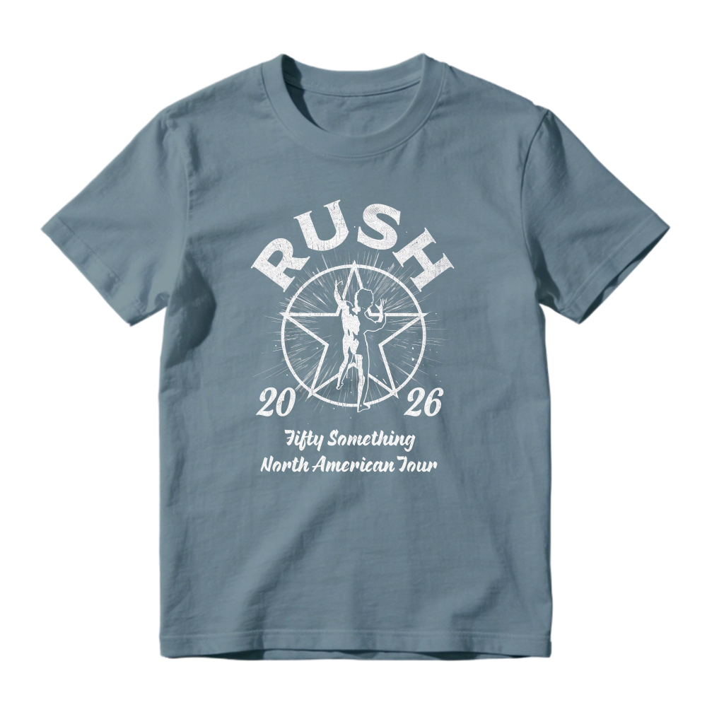 Rush 2026 Fifty Something North American Tour Star Man Graphic T-shirt