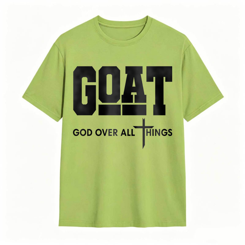 GOAT (“God Over All Things”) graphic T-shirt