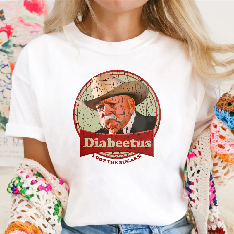 Diabeetus I Got The Sugars Man With Hat And Mustache Design Unisex Classic T-shirt