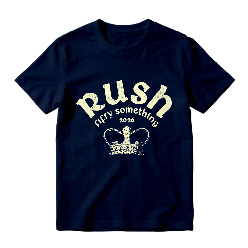 Rush Fifty Something 2026 Crown Graphic T-shirt