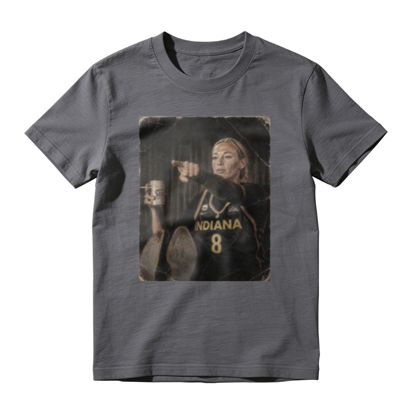 Indiana Basketball Player Pointing Action Art Unisex Classic T-shirt