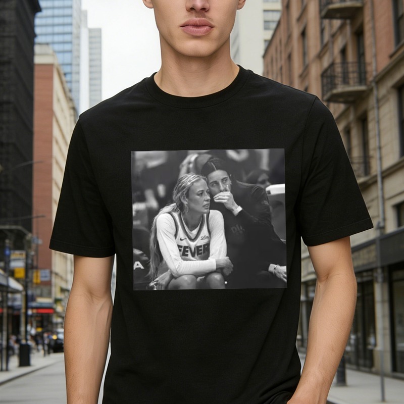 Basketball Players Sideline Moment Black And White Photo Unisex Classic T Shirt