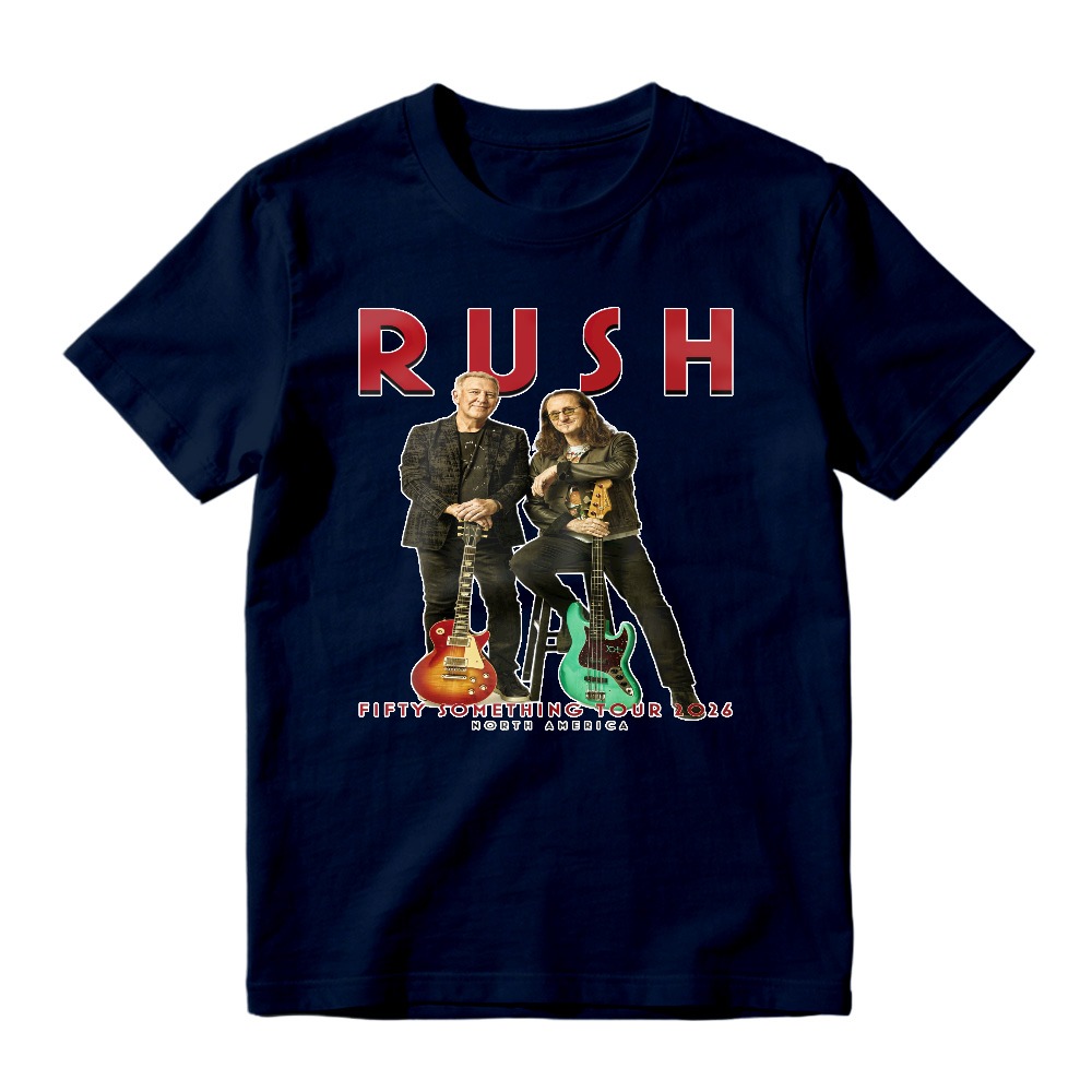 Rush Band Fifty Something Tour 2004 North America Graphic T-shirt