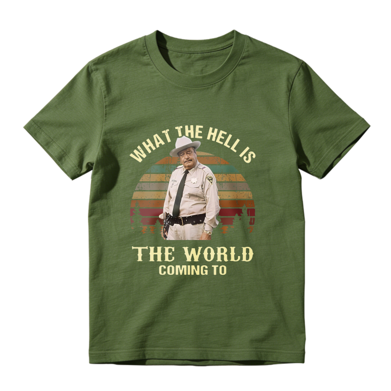 What The Hell Is The World Coming To Sheriff Rick Grimes Unisex Classic T-shirt