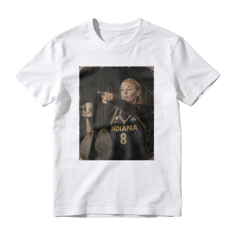 Indiana Basketball Player Pointing Action Art Unisex Classic T-shirt