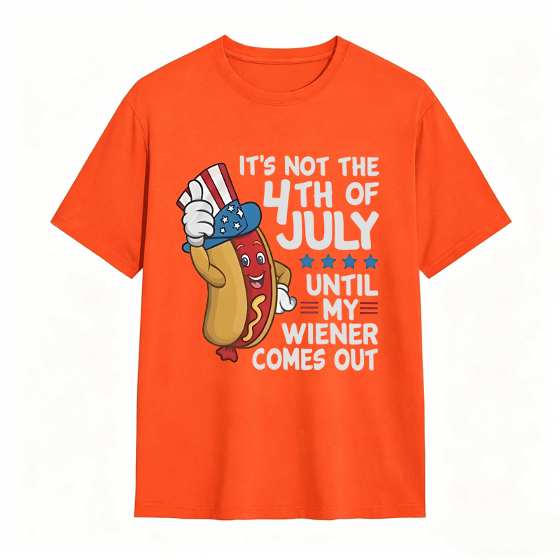 4th of July Funny Wiener Humor T-shirt