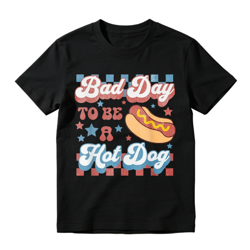 Bad Day To Be A Hot Dog Graphic T-shirt