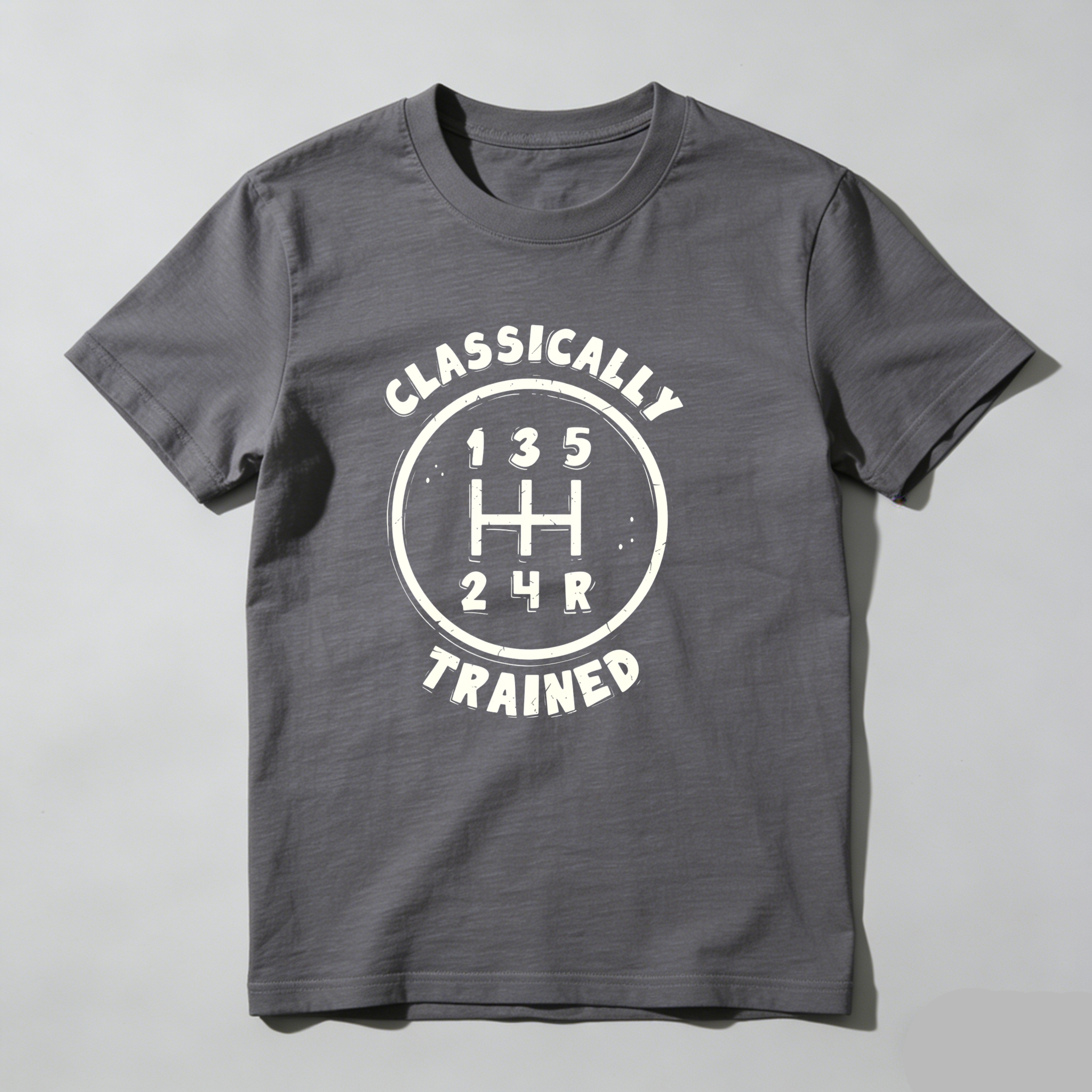 Dorawear™ Classically Trained Gear Shift Pattern T Shirt