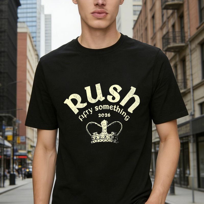 Rush Fifty Something 2026 Crown Graphic T-shirt