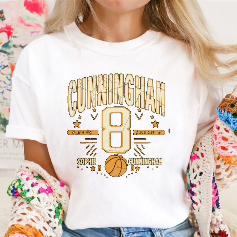Cunningham Number 8 Basketball Player Name Jersey Style Unisex Classic T-shirt