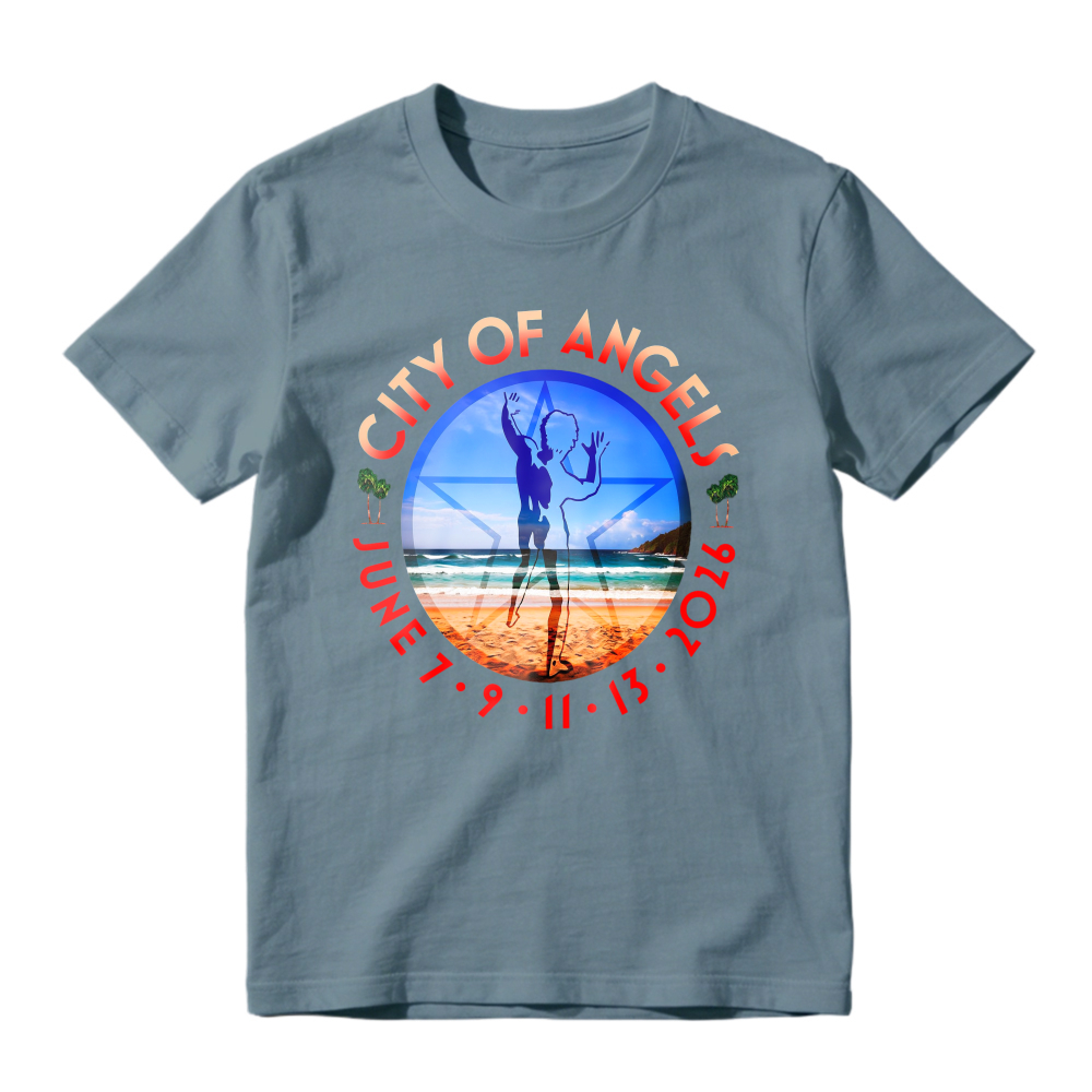 City Of Angels Beach Volleyball Graphic T-shirt