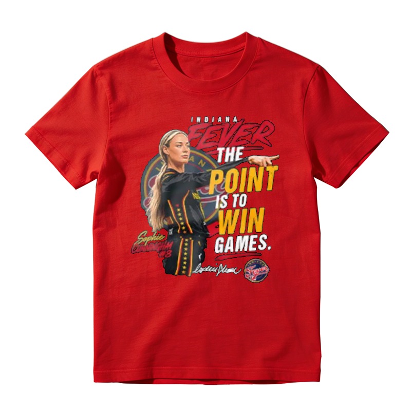 Indiana Fever The Point Is To Win Games Sophie Cunningham Unisex Classic T-shirt