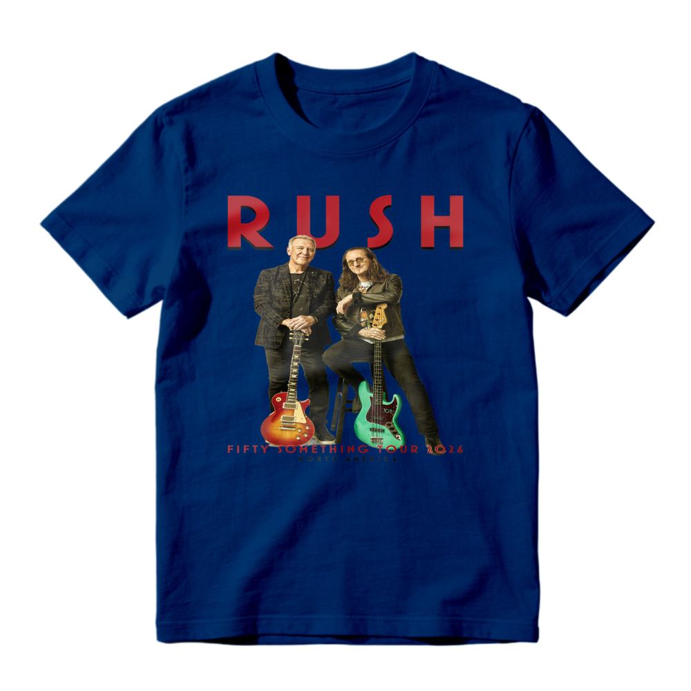 Rush Band Fifty Something Tour 2004 North America Graphic T-shirt