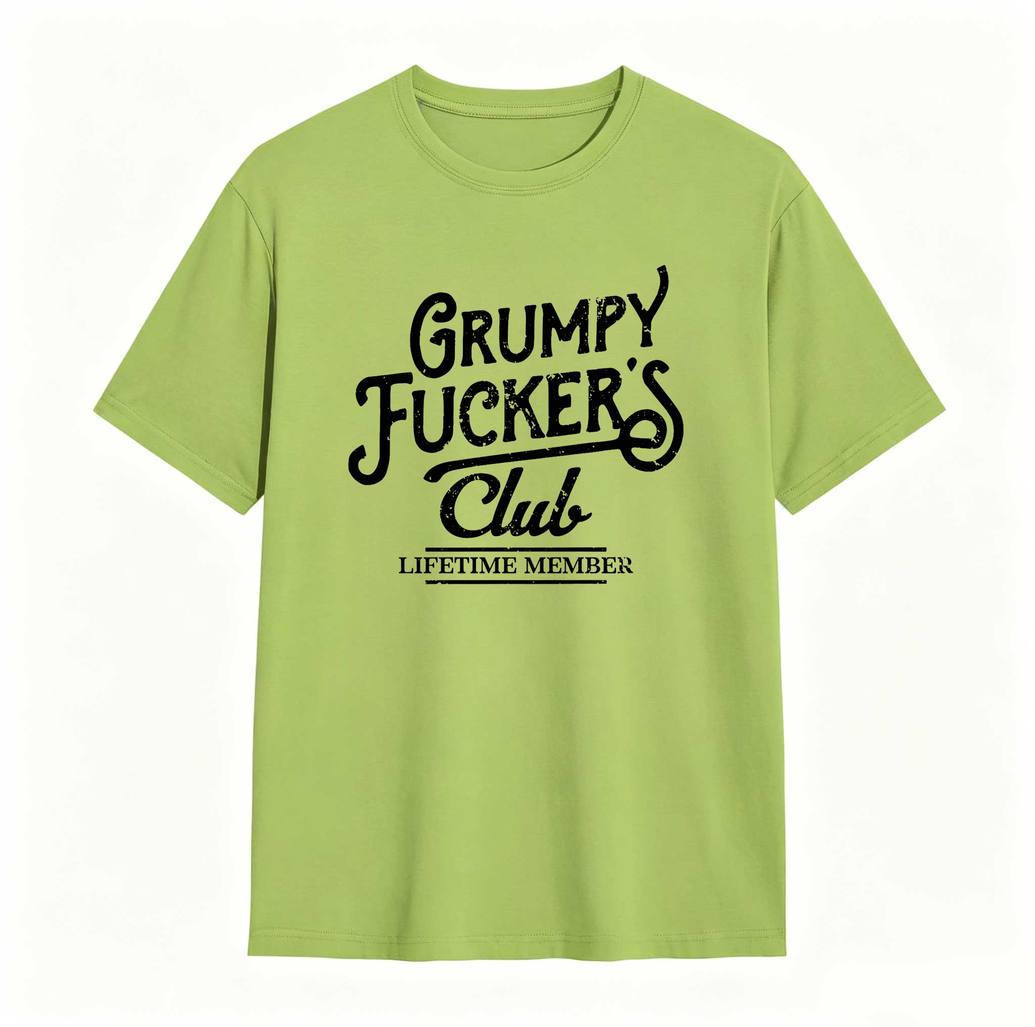 Dorawear™  Mens Funny T Shirts Grumpy F*ckers Club Sarcastic Graphic Novelty Tee For Men Mens Funny T Shirts Cool Vintage Fashion T-Shirt