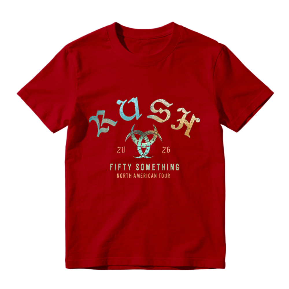 Rush Fifty Something North American Tour 2026 T-shirt