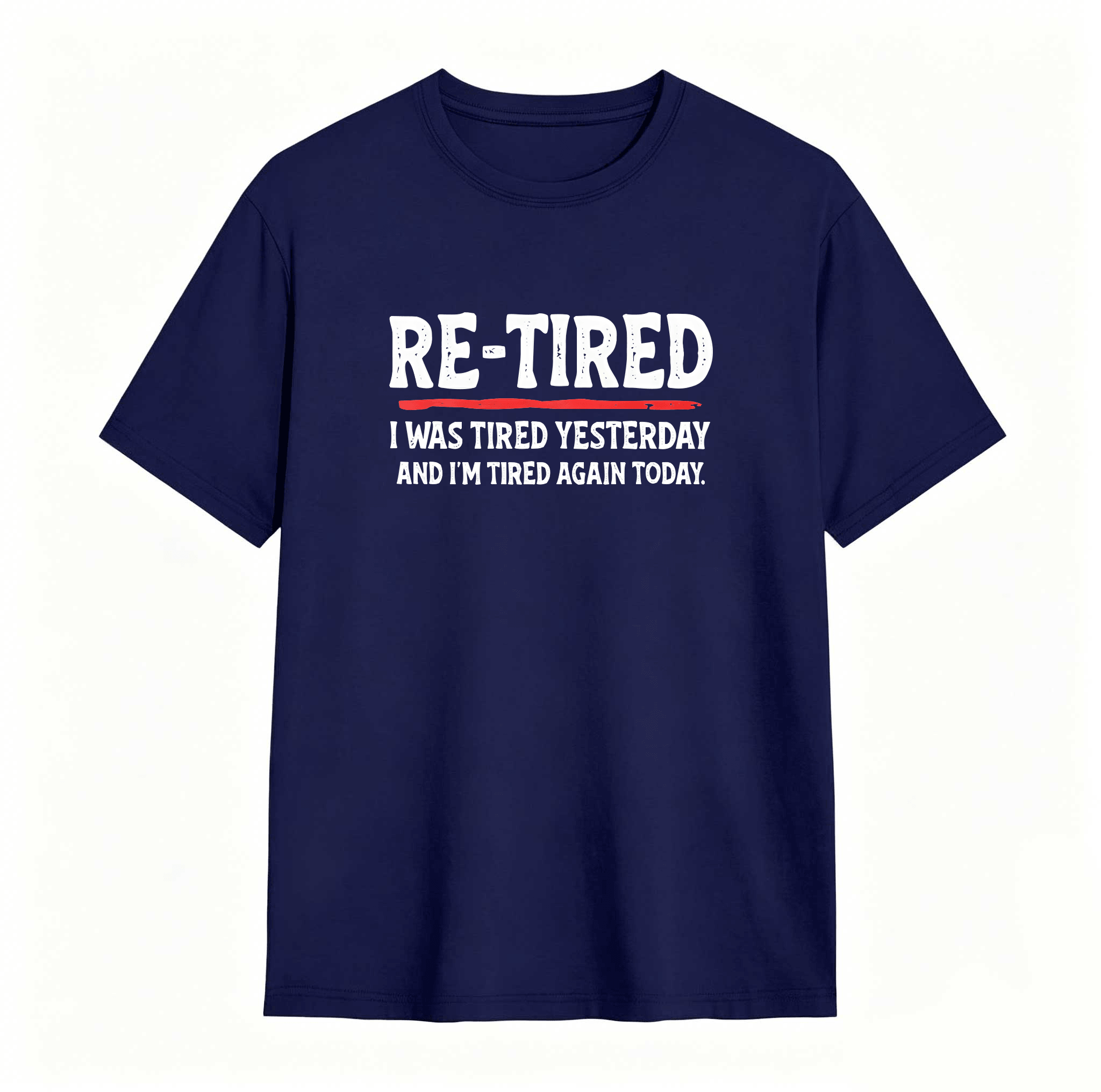 Dorawear™ Sarcastic Quote T-Shirt for Teens – 100% Cotton Re-Tired Lazy Retired Design Womenswear Womenswear Smooth Smooth Smooth Seamless Unisex Seamless Unisex