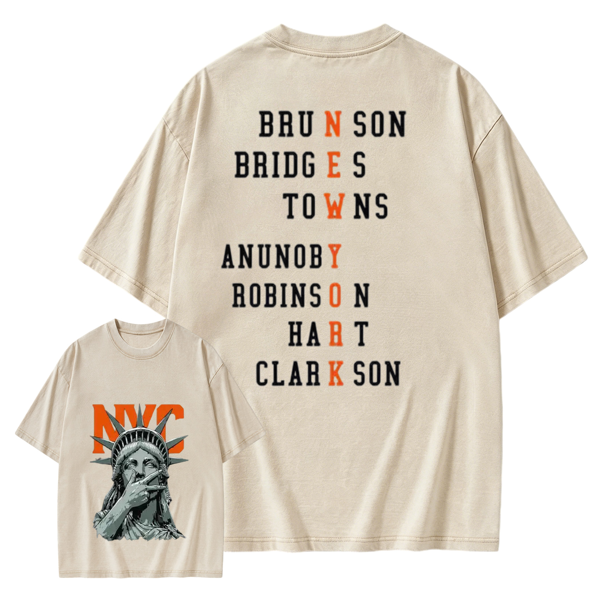NewYork 2 side Graphic T-Shirt Sweatshirt Hoodie, Basketball Fans Apparel, Knicks Basketball Style Shirt, Basketball Streetwear, Orange Letter Graphic, Vintage Concert Game Day Gift For Fans, Unisex Top, Vibes