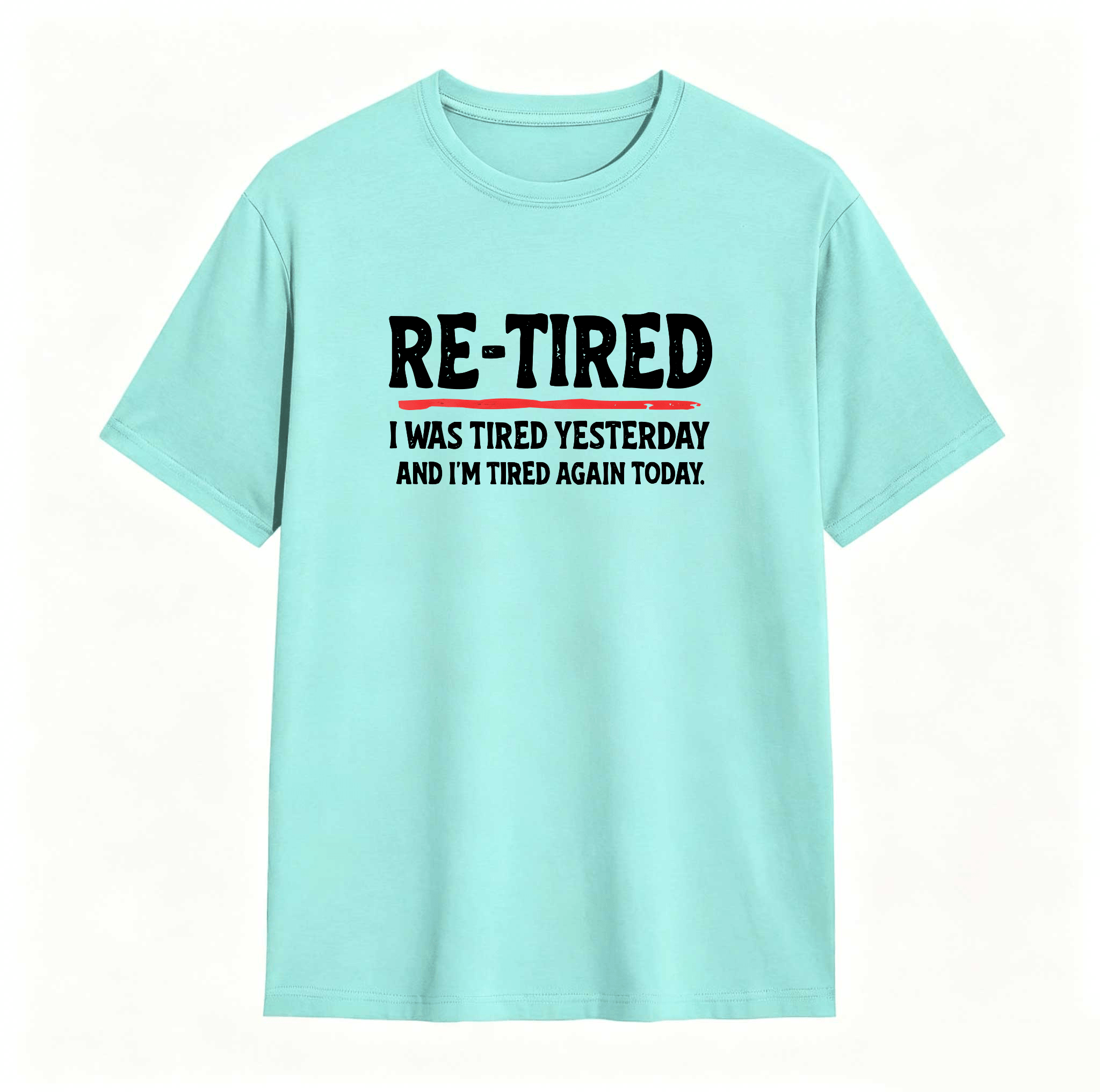 Dorawear™ Sarcastic Quote T-Shirt for Teens – 100% Cotton Re-Tired Lazy Retired Design Womenswear Womenswear Smooth Smooth Smooth Seamless Unisex Seamless Unisex