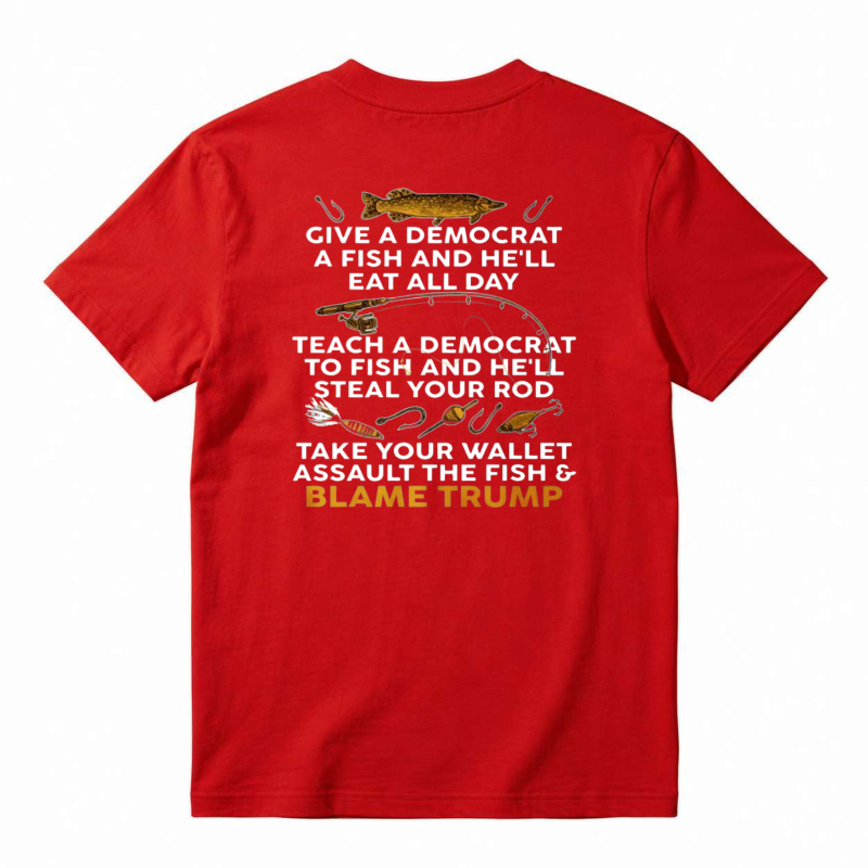 Fish And Democrat Saying T-shirt