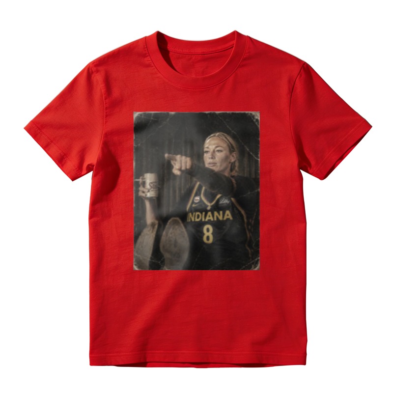 Indiana Basketball Player Pointing Action Art Unisex Classic T-shirt