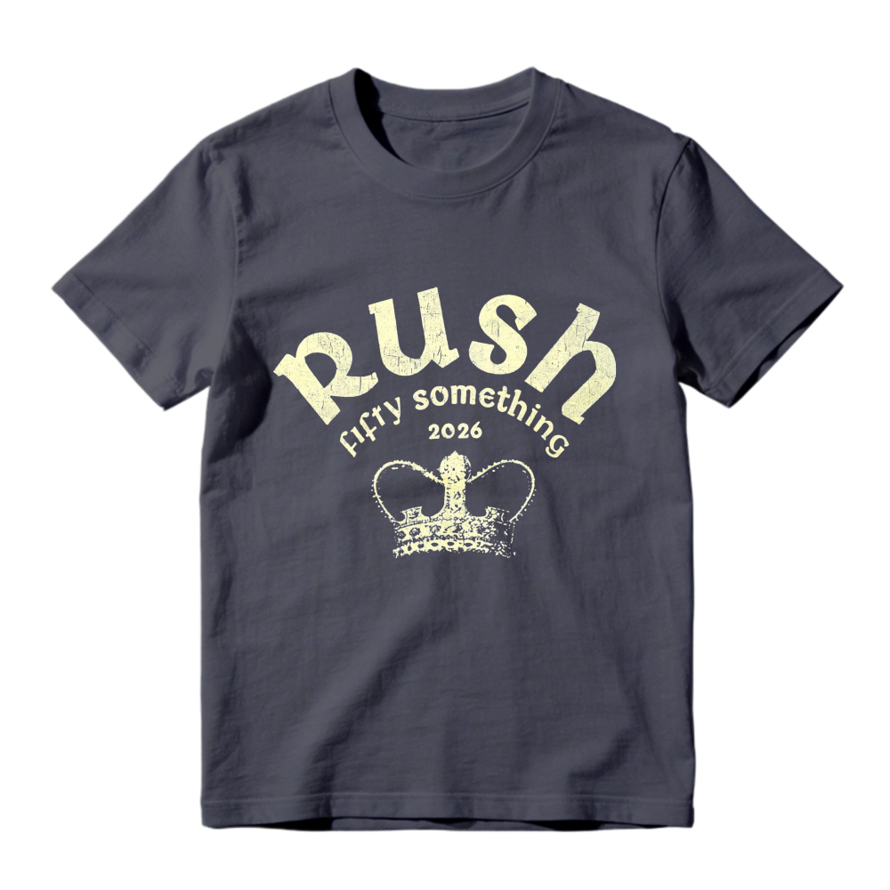 Rush Fifty Something 2026 Crown Graphic T-shirt