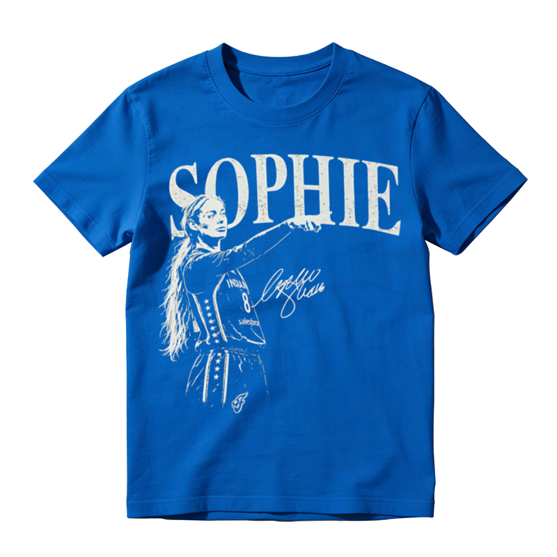 Retro Graphic Basketball Tee Sophie Cunningham Vintage Sports Fan Tshirt