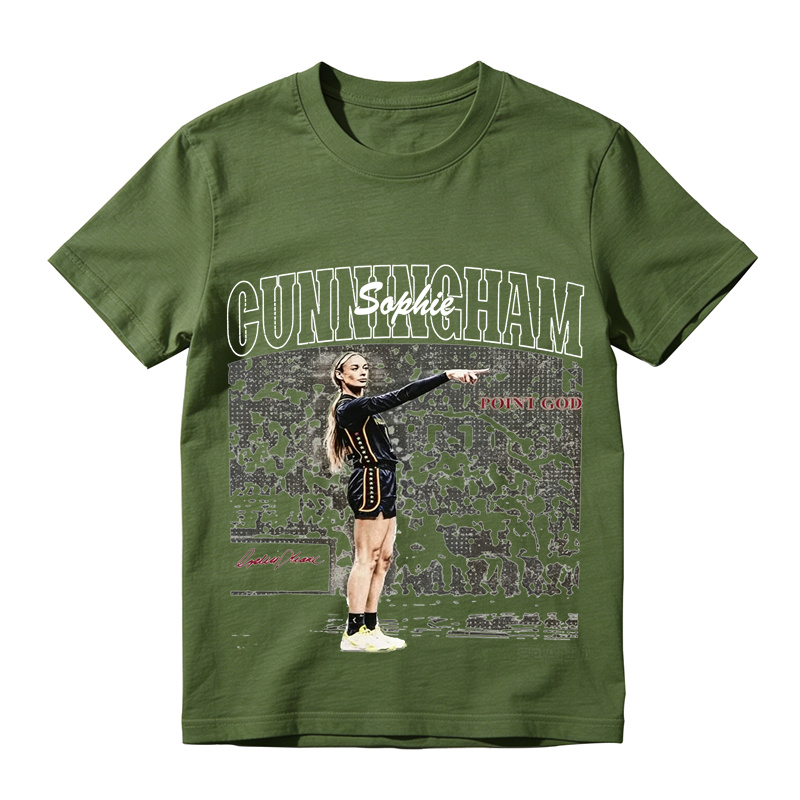 Classic Sophie Cunningham Basketball Graphic Tee, Vintage Cotton T-Shirt