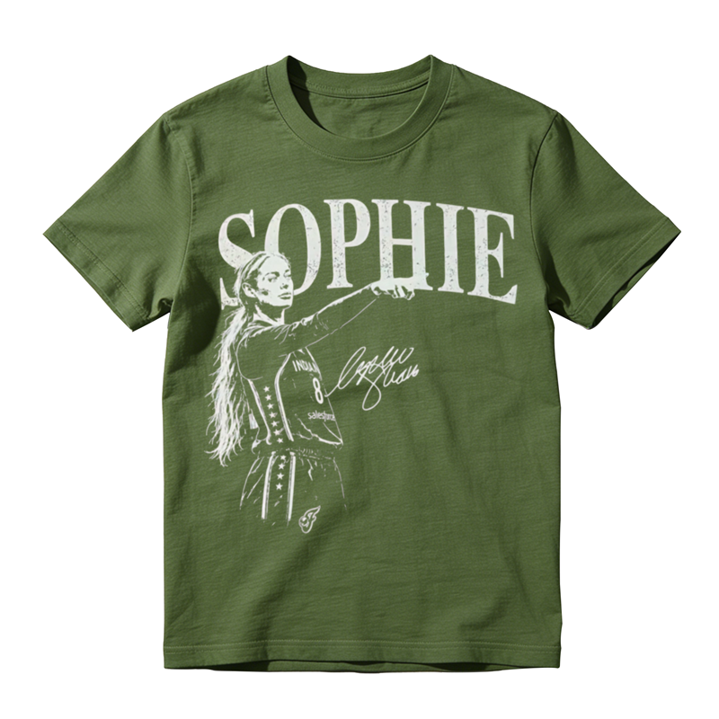Retro Graphic Basketball Tee Sophie Cunningham Vintage Sports Fan Tshirt