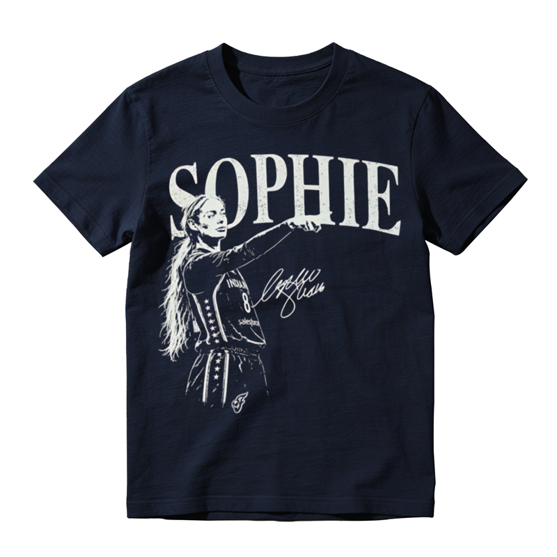 Retro Graphic Basketball Tee Sophie Cunningham Vintage Sports Fan Tshirt