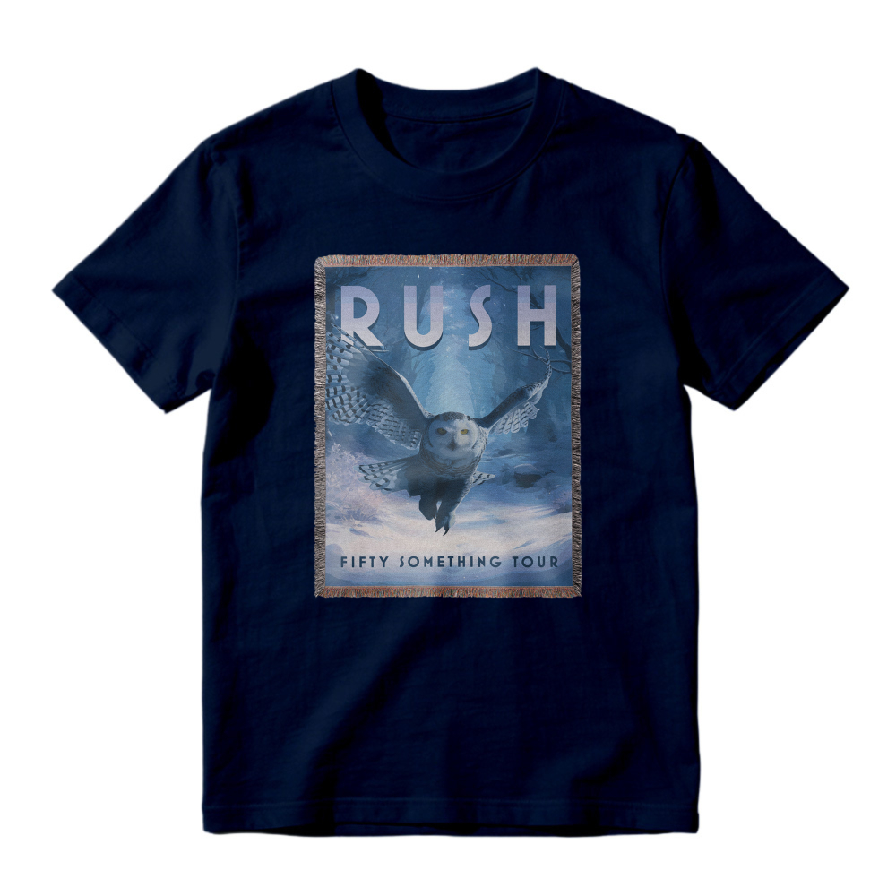 Rush Fifty Something Tour Owl Graphic T-shirt