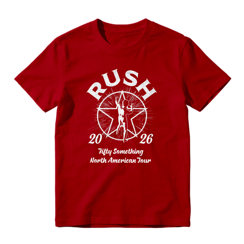 Rush 2026 Fifty Something North American Tour Star Man Graphic T-shirt