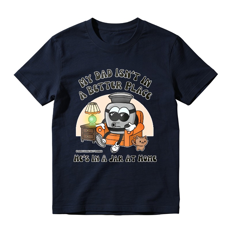 Robot Dad In Jar At Home T-shirt